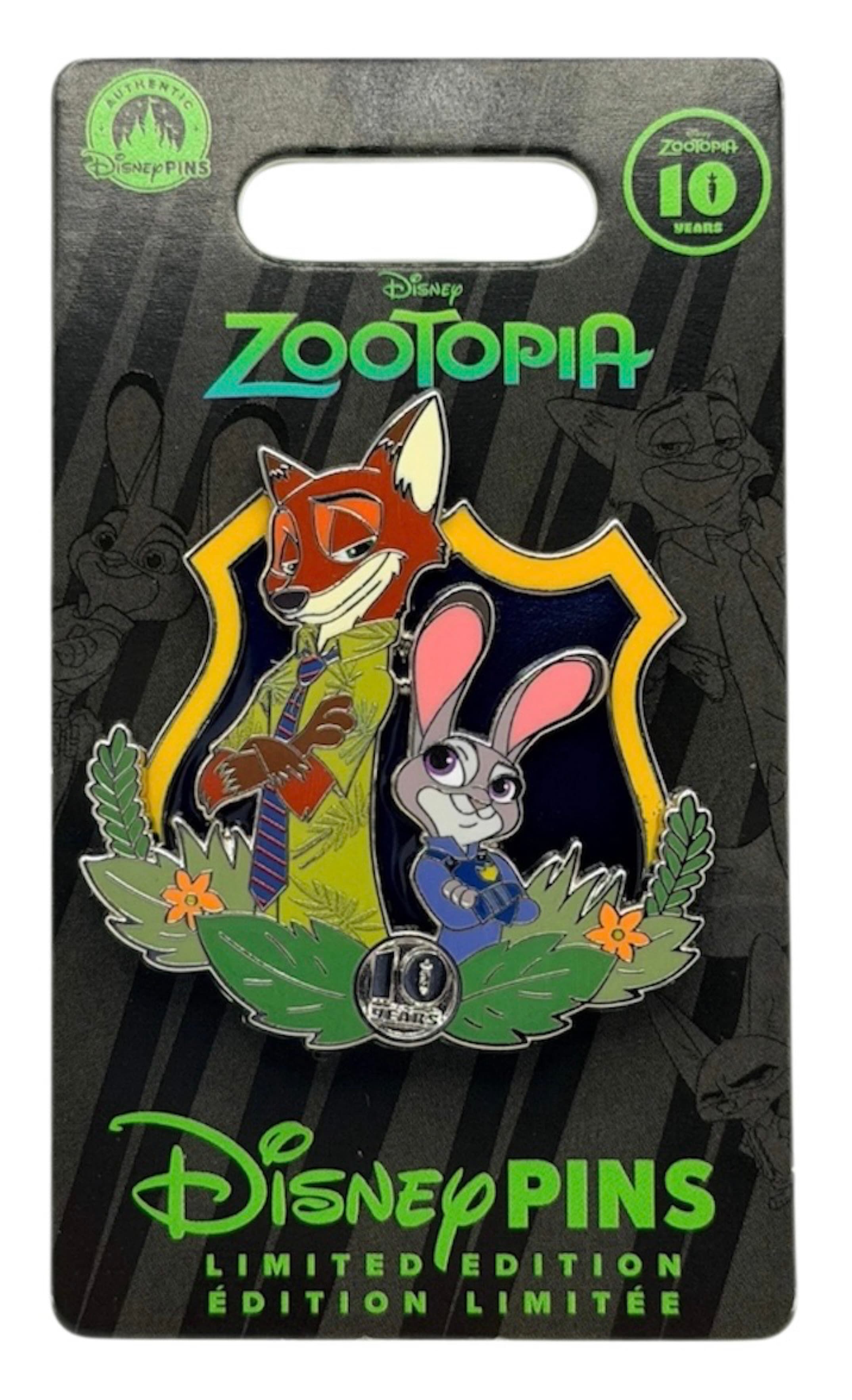 Nick Wilde and Judy Hopps - Zootopia 10th anniversary