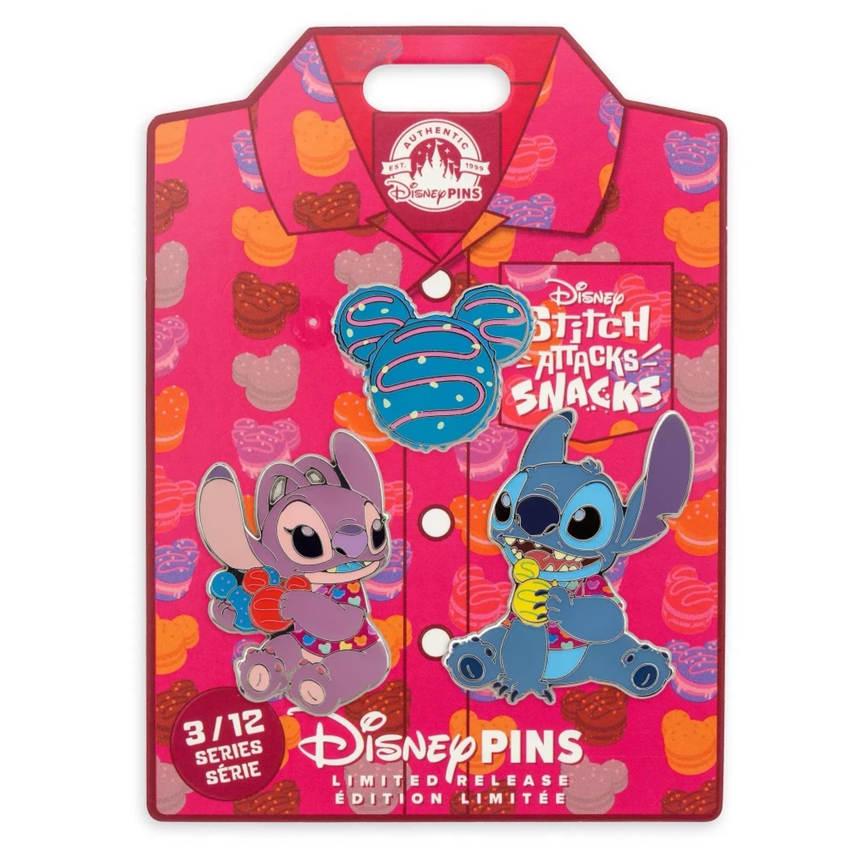 Stitch and Angel with Macarons Set - March
