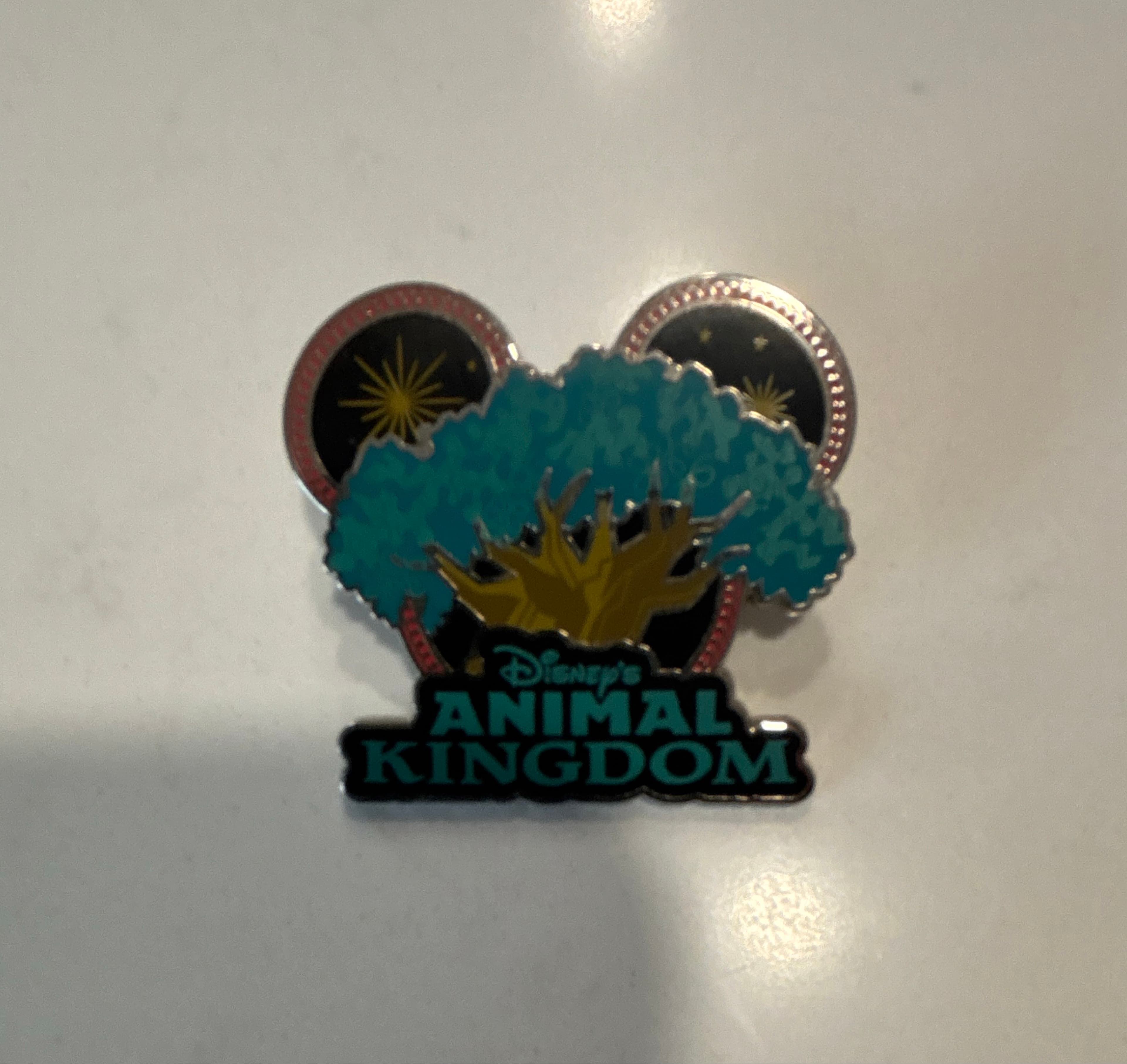 Disney's Animal Kingdom Mickey Mouse Icon Pin front