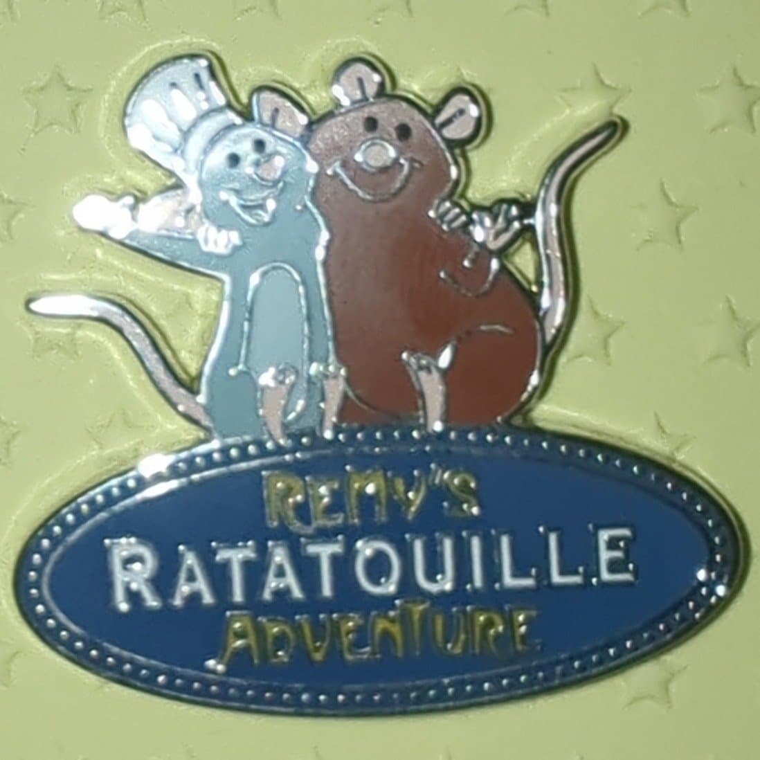 WDW - Remy's Ratatouille Adventure - Remy And Emile on Sign front