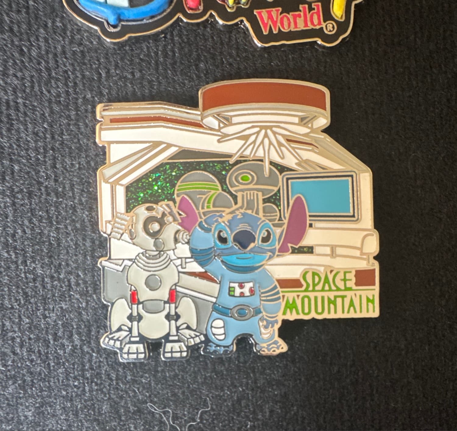 Spacesuit Stitch with Nipper the Robot Dog front