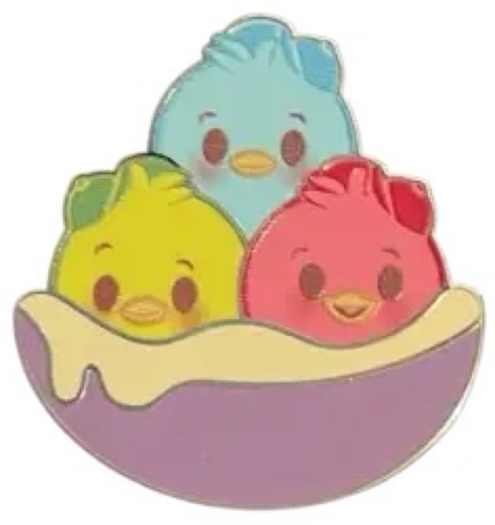 Huey, Dewey, and Louie Cereal Bowl with Fruit front