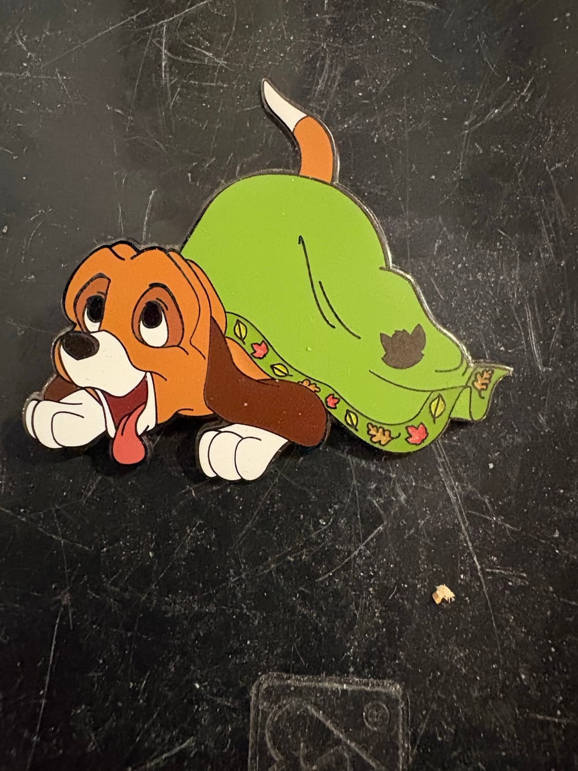Copper covered in blanket fantasy pin