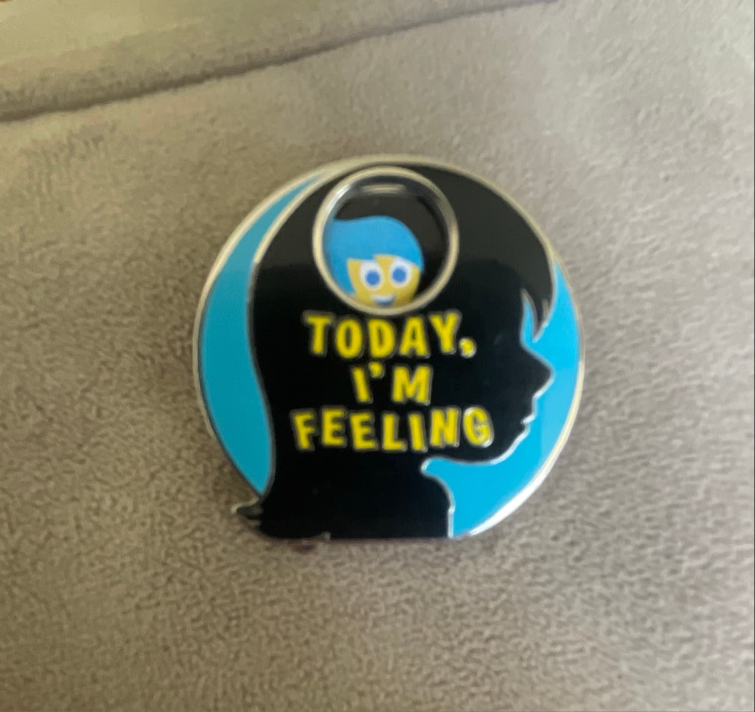 Inside Out Today I'm Feeling Joy Mystery Pin