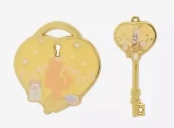 Belle and Lumiere Lock and Key front