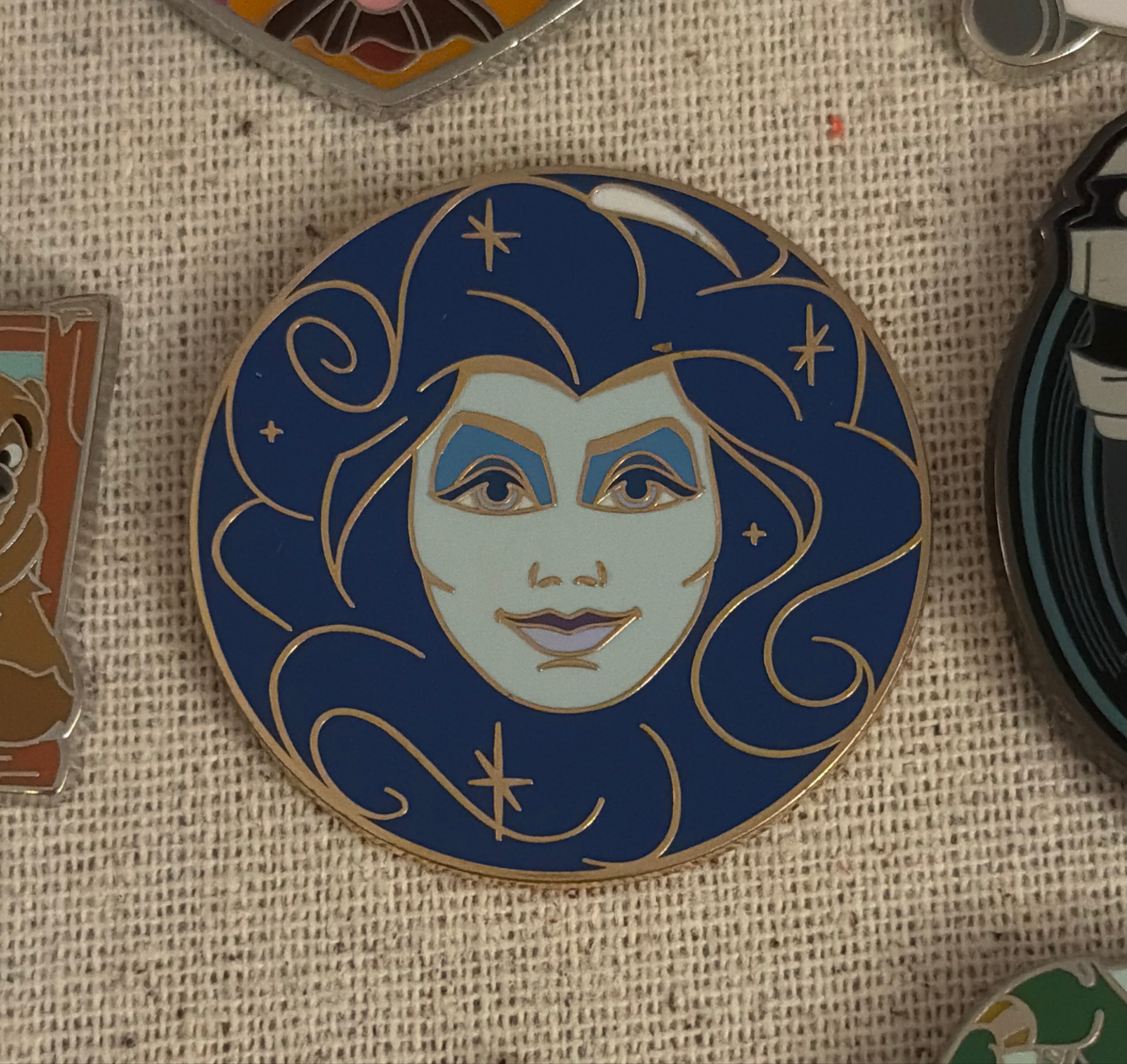 Madame Leota The Haunted Mansion 50th Anniversary Mystery Pin front