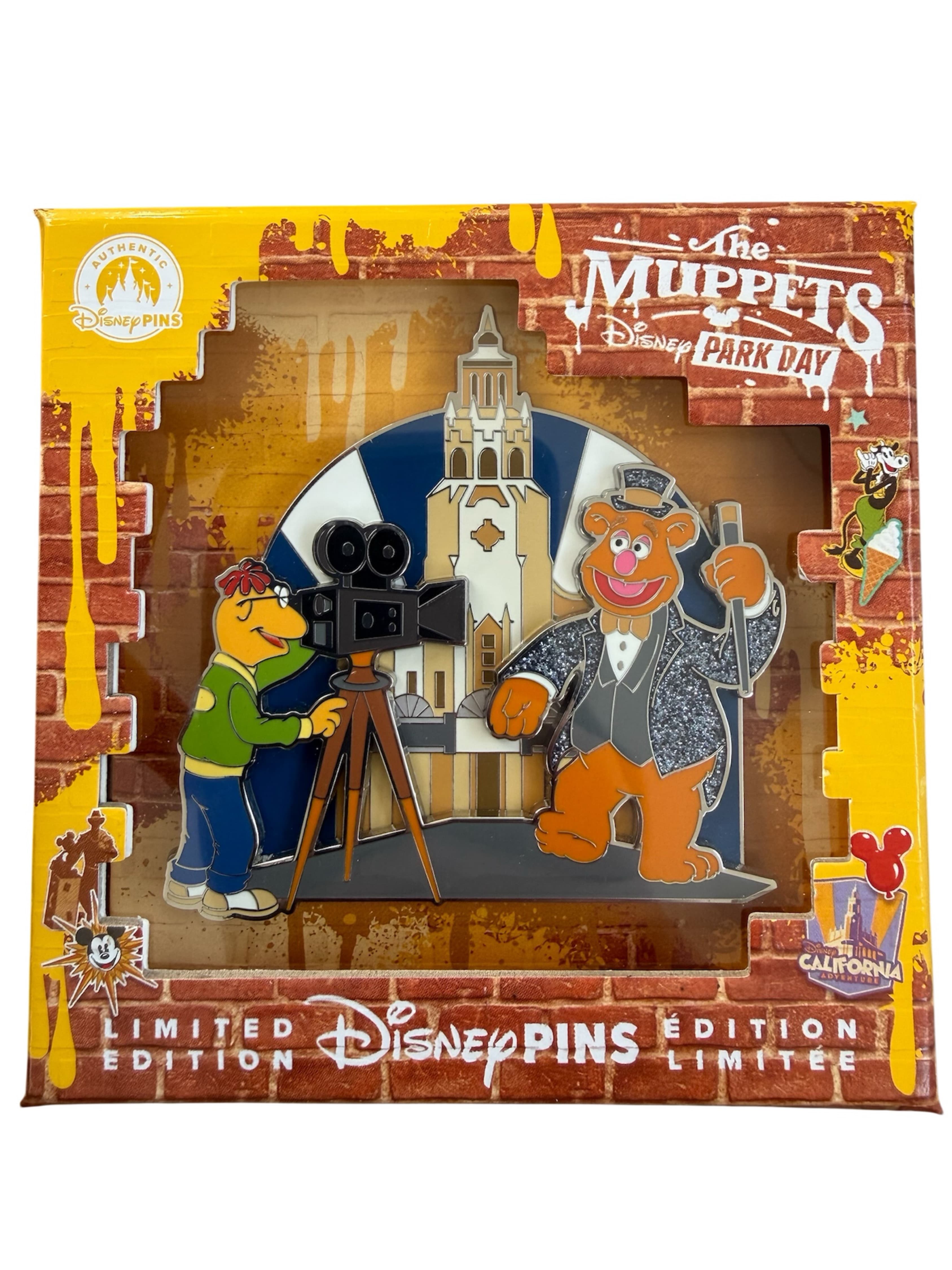 The Muppets Scooter and Fozzie Bear at Carthay Circle Mini Jumbo front