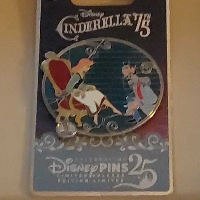 Cinderella 75th Anniversary Slipper Fitting Pin