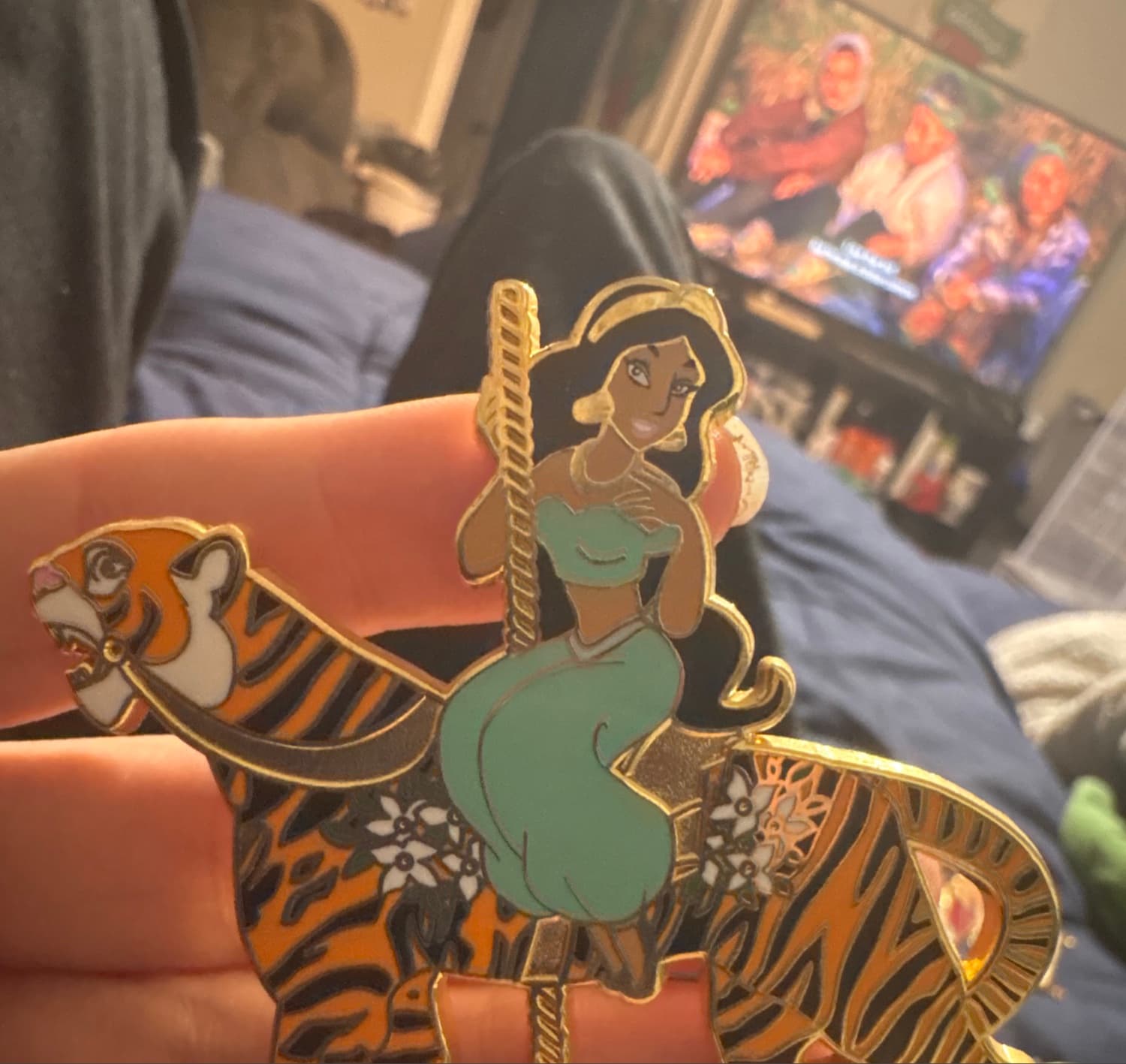 Jasmine on Rajah fantasy pin