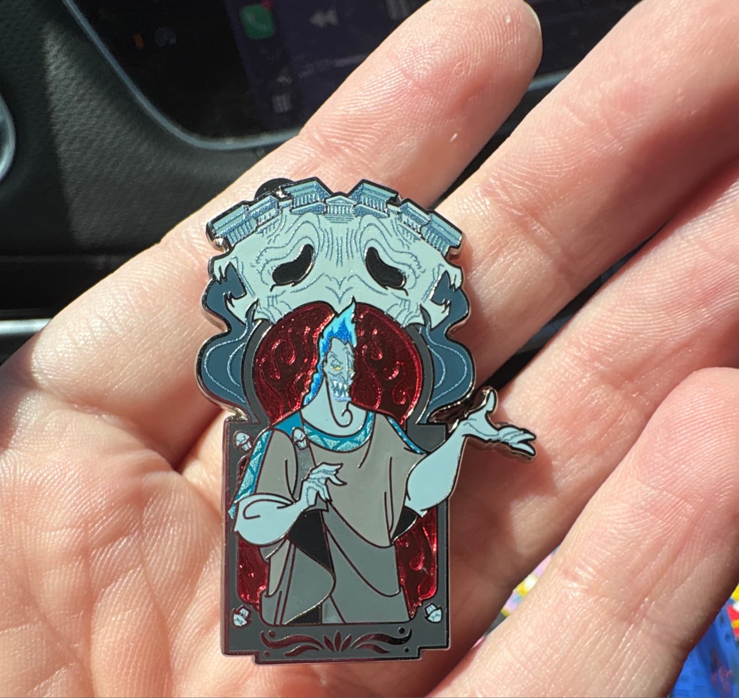 Disney Villains Hercules Hades the Underworld Collectible Trading Pin front