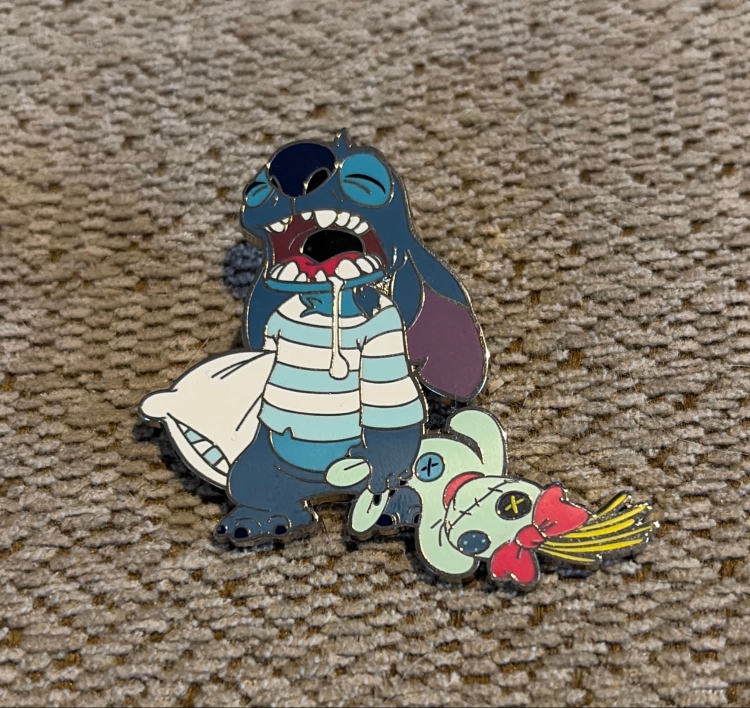 Sleepy Stitch with Pillow and Scrump
