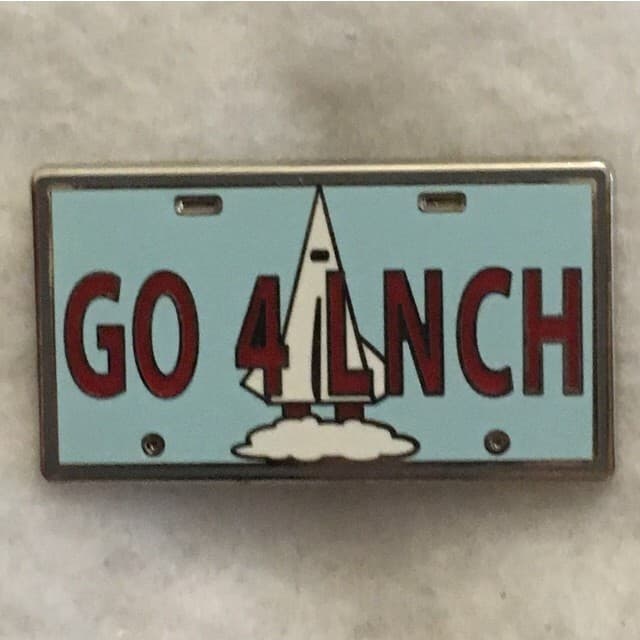 WDW Attractions License Plate Booster Set - GO 4 LNCH front