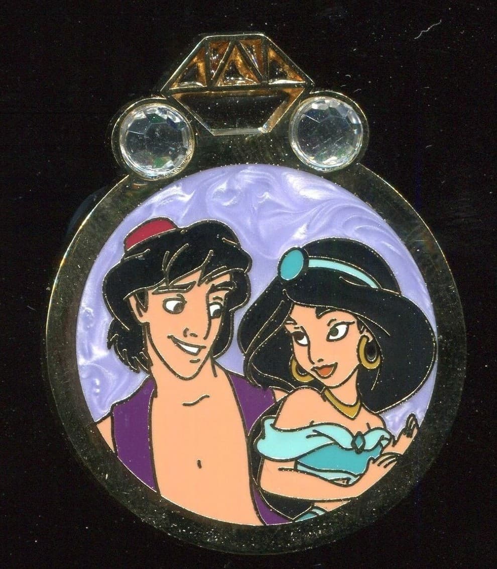 Disney Couples Reveal / Conceal Mystery Set - Aladdin and Jasmine