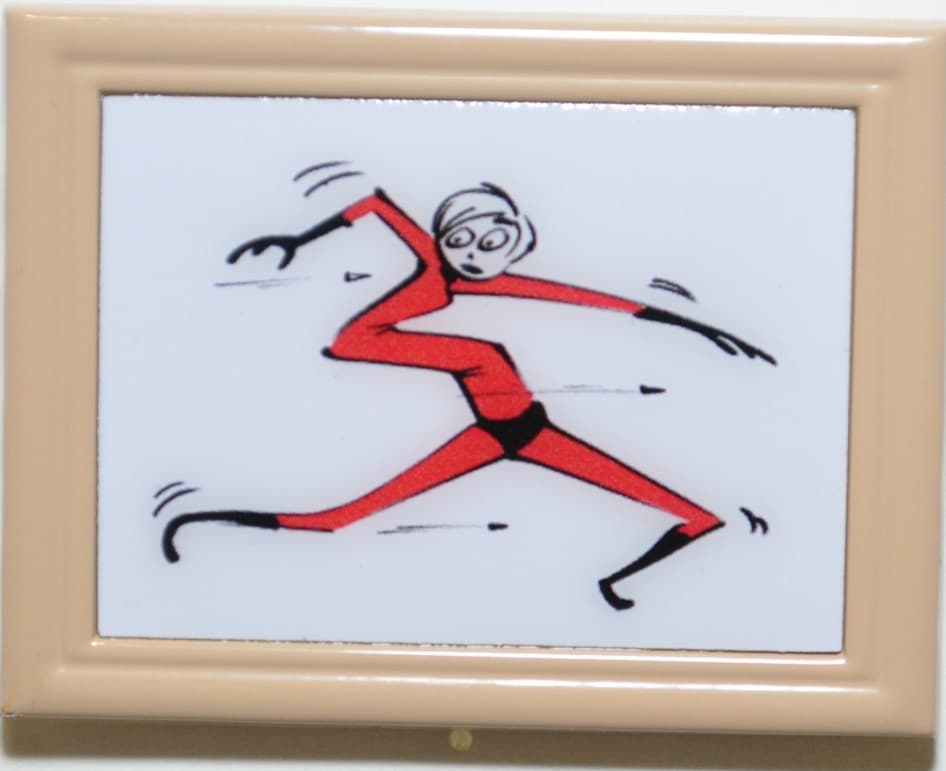 Pixar Animation Studios Framed Set - The Incredibles - Mrs. Incredible
