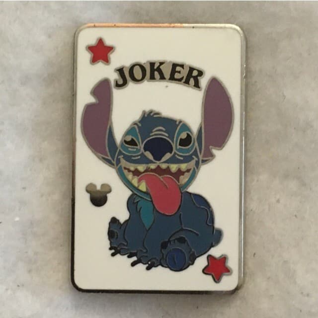 Hidden Mickey 2014 DLR - Playing Cards - Stitch