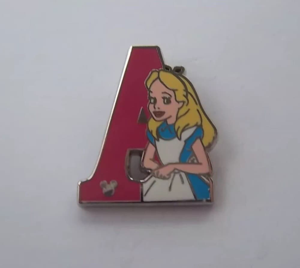 Hidden Mickey 2011 DLR - Alphabet - A