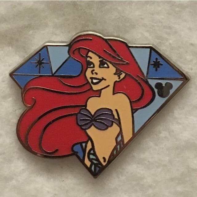 Hidden Mickey 2015 DLR - Diamond Characters - Ariel