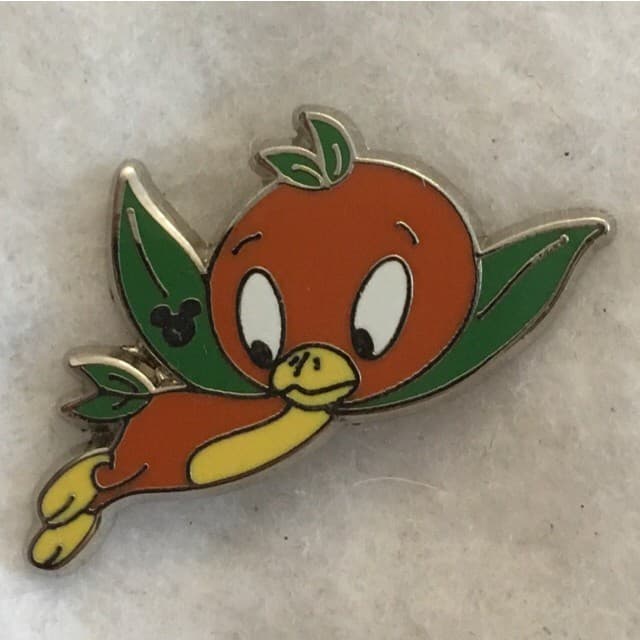 Hidden Mickey 2011 - Orange Bird - Flying front