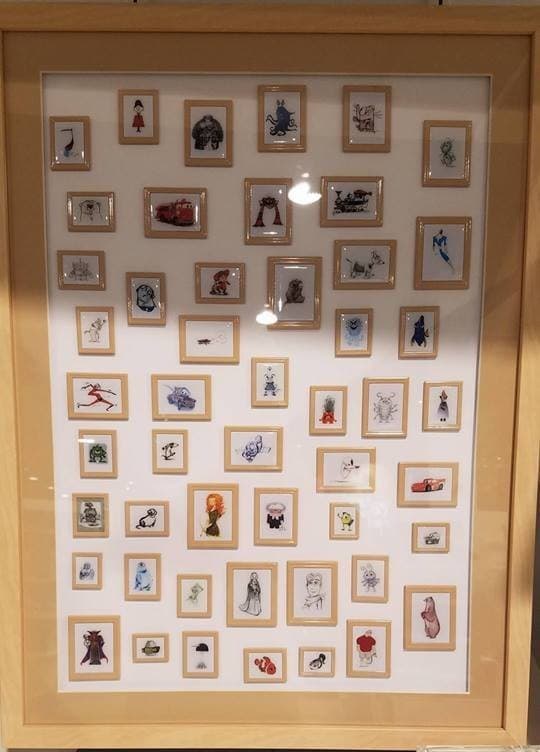 Pixar Animation Studios Framed Set
