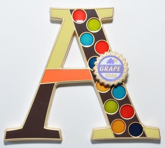 Pixar Party Letters Framed Set - A (Up) front