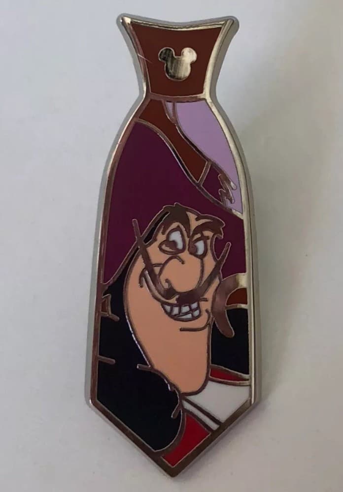 Hidden Mickey 2015 - Neckties - Captain Hook Completer