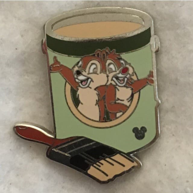 Hidden Mickey 2012 WDW - Paint Cans - Chip & Dale
