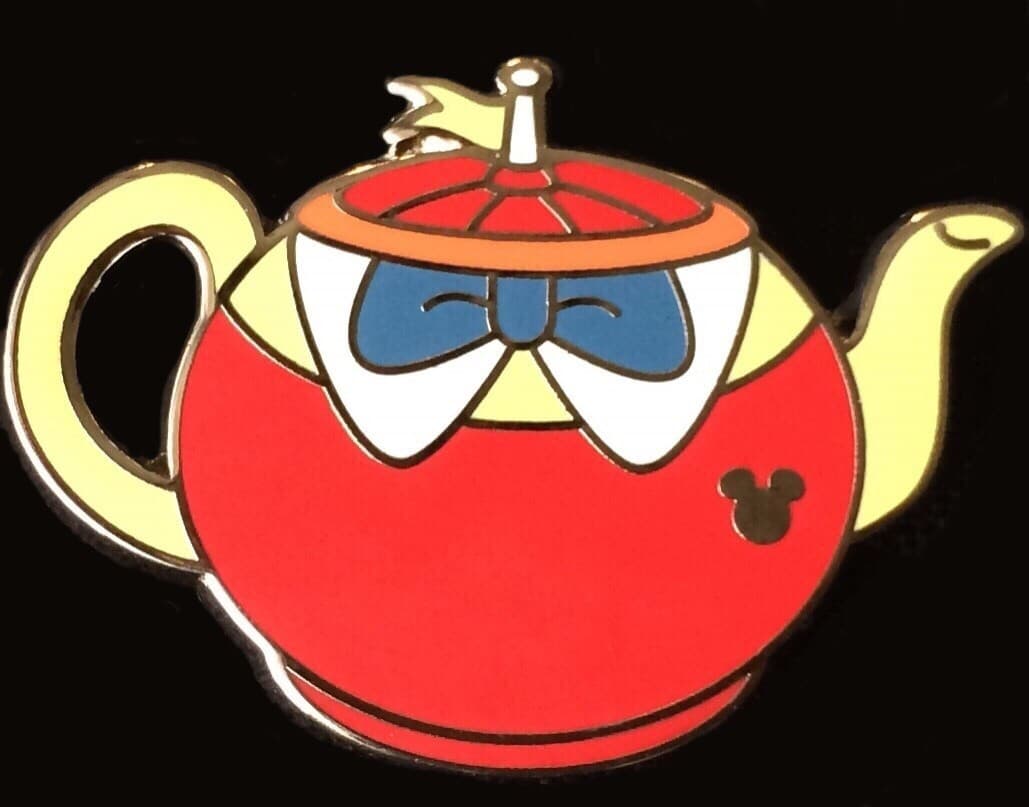 Hidden Mickey 2014 DLR - Teapots - Tweedle Dee & Tweedle Dum front