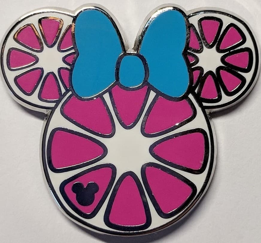 Hidden Mickey 2017 DLR - Minnie Fruits - Pink Grapefruit Completer