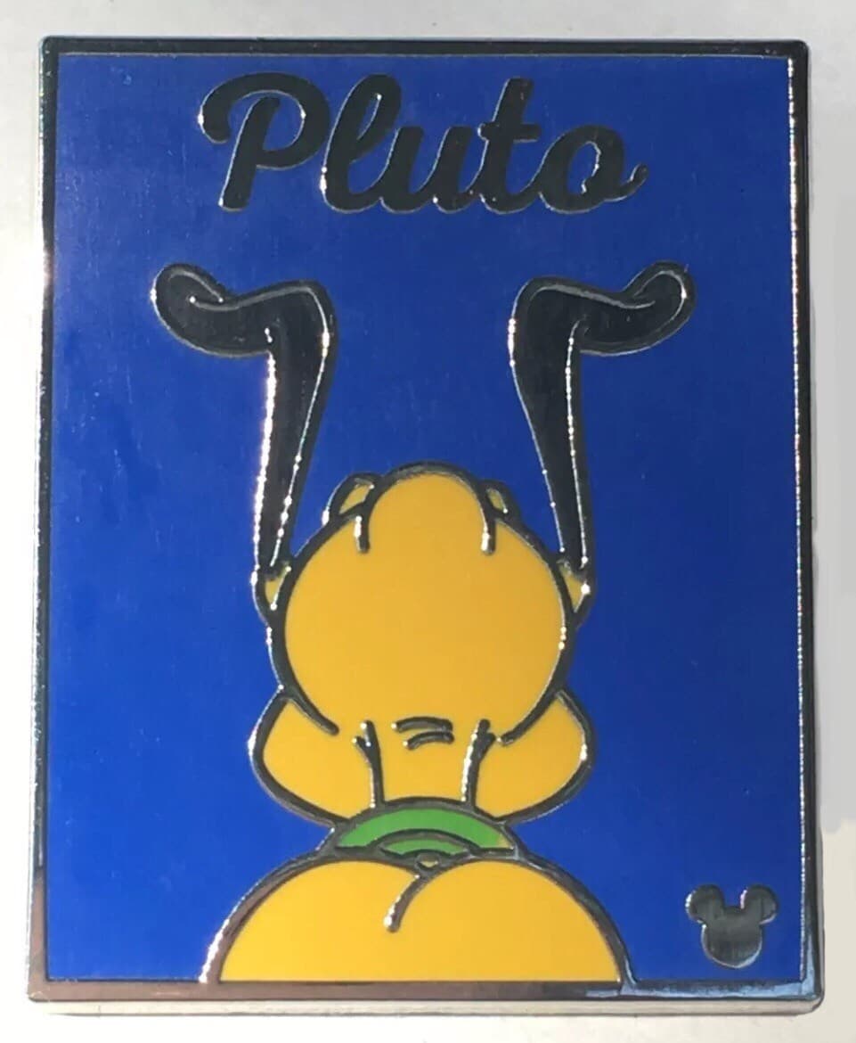 Hidden Mickey 2018 DLR - Character Backs - Pluto