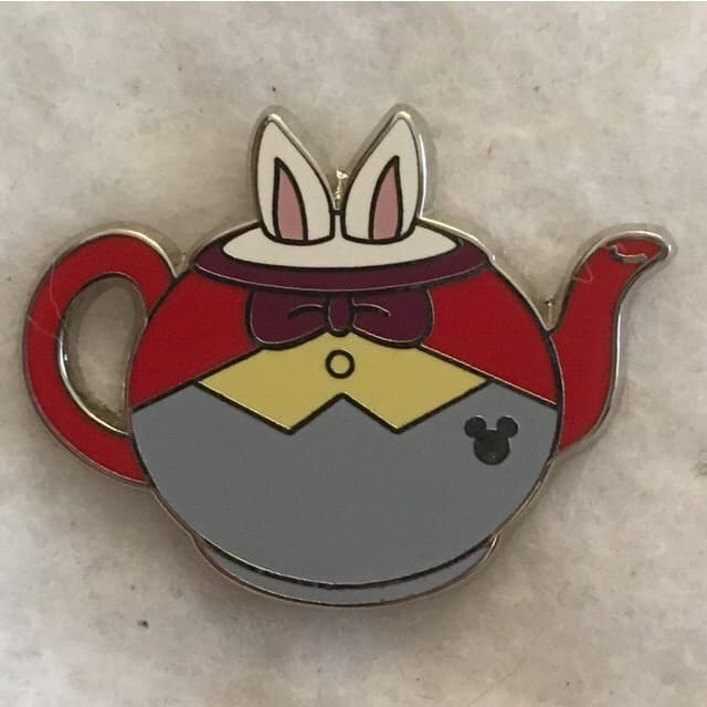 Hidden Mickey 2014 DLR - Teapots - White Rabbit