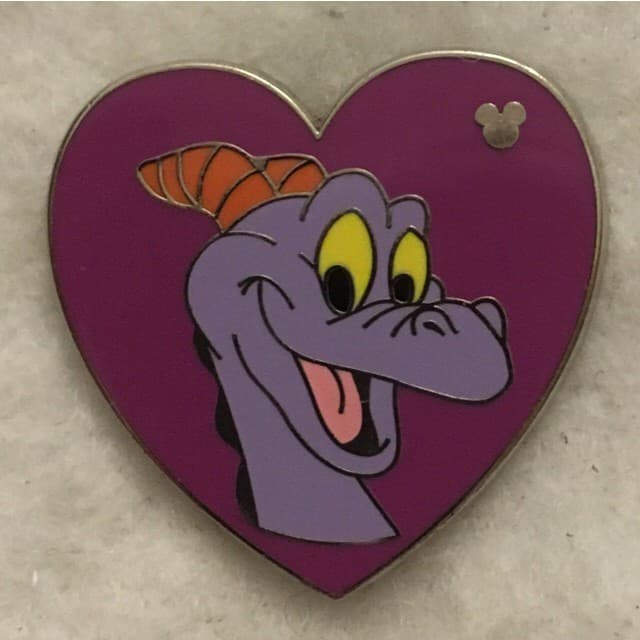 Hidden Mickey 2010 WDW - Figment - Heart