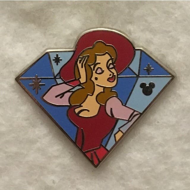 Hidden Mickey 2015 DLR - Diamond Characters - Redhead front