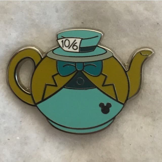 Hidden Mickey 2014 DLR - Teapots - Mad Hatter