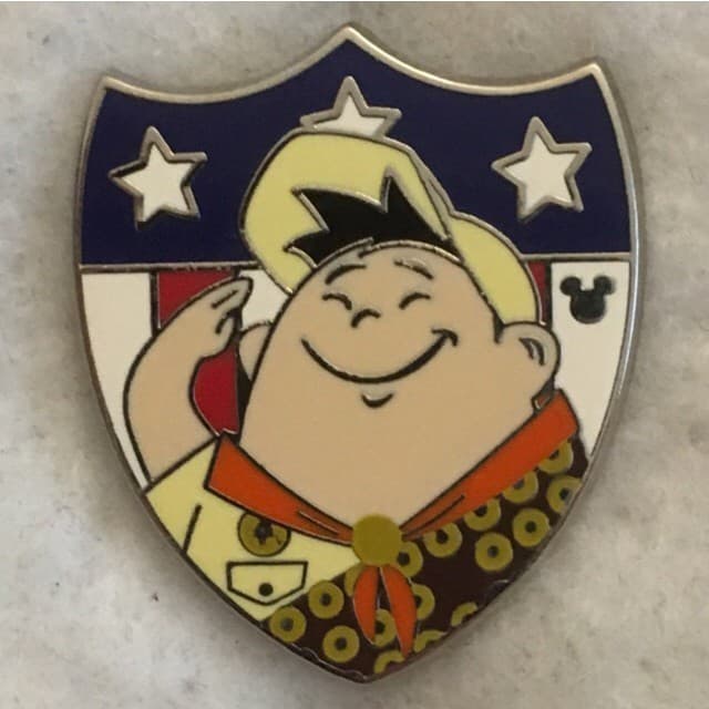 Hidden Mickey 2013 WDW - Patriotic Shields - Russell