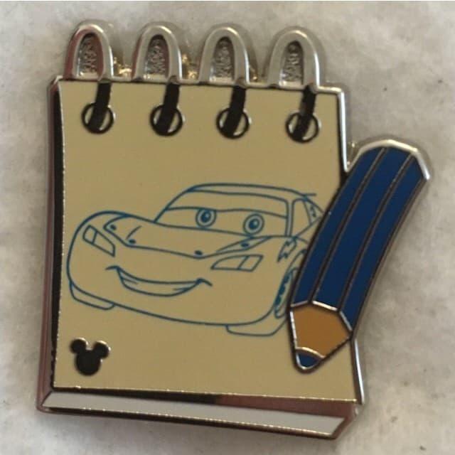 Hidden Mickey 2014 WDW - Sketch Pads - Lightning McQueen