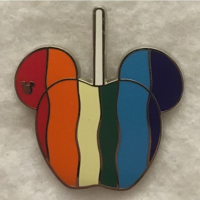 Hidden Mickey 2015 WDW - Candy Apples - Rainbow