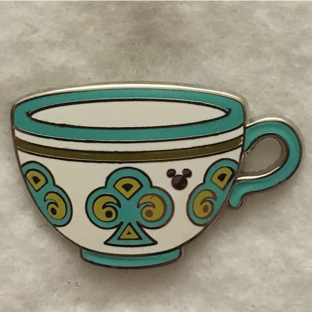 Hidden Mickey 2015 DLR - Teacups - Turquoise