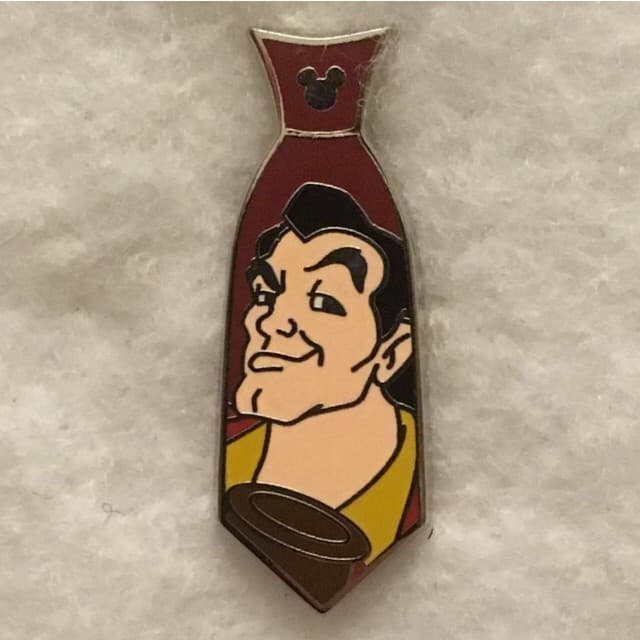Hidden Mickey 2015 - Neckties - Gaston