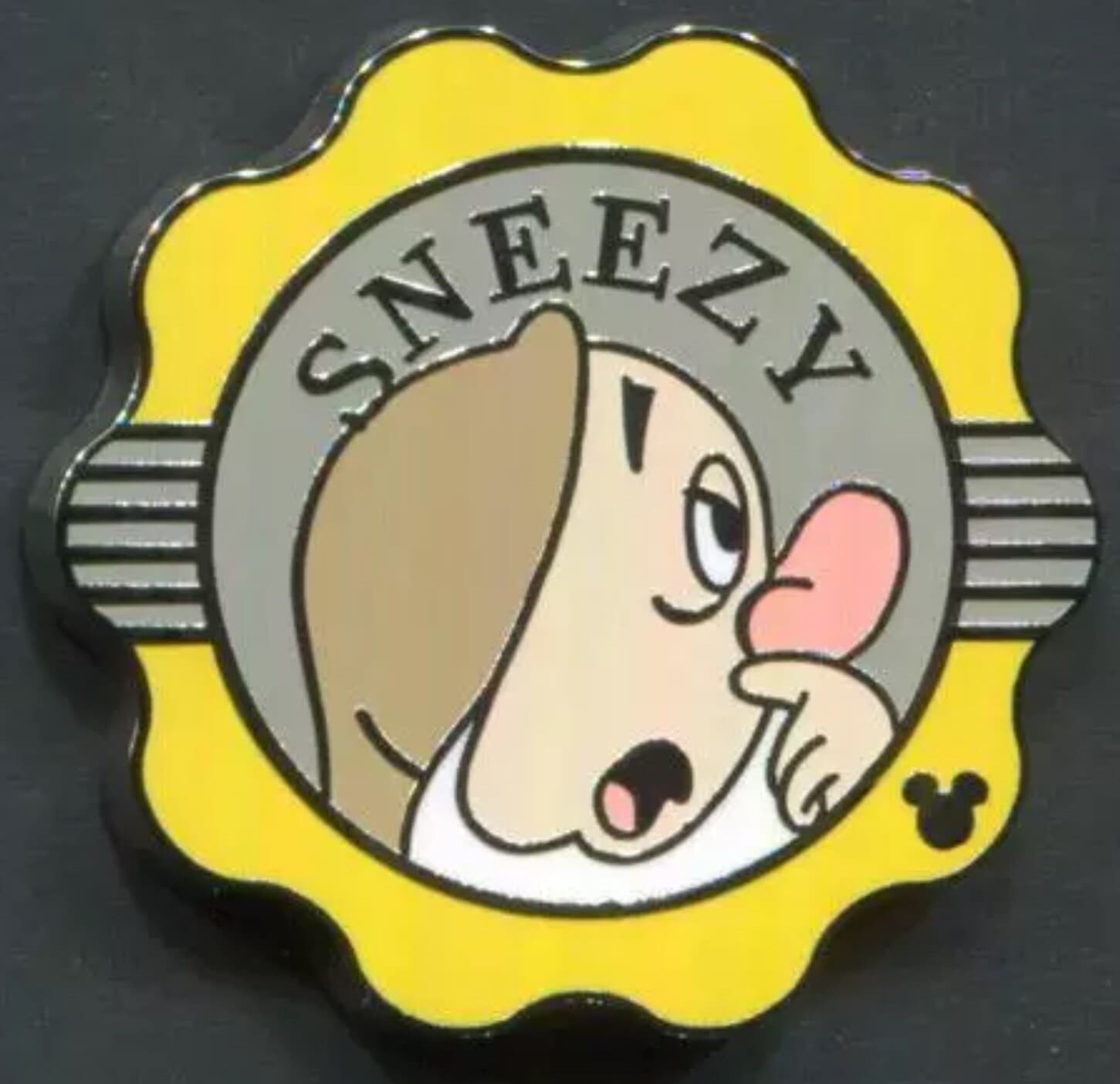 Hidden Mickey 2018 WDW - The Seven Dwarfs - Sneezy