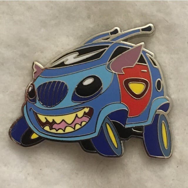 Disney Characters as Cars - Stitch front