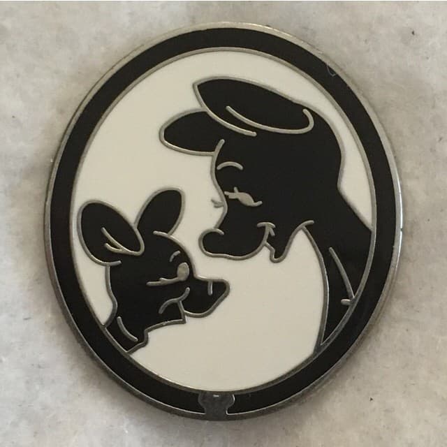 Hidden Mickey 2009 DLR - Silhouettes - Kanga & Roo front