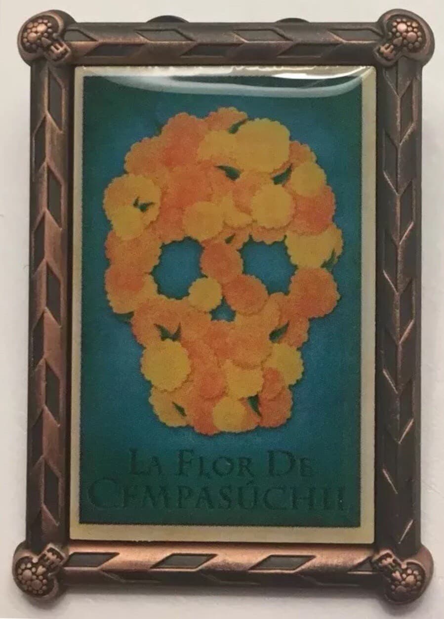 Coco Mystery Pin Collection - Posters - La Flor De Cempasuchil front