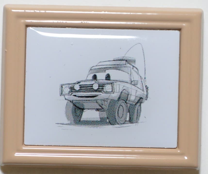 Pixar Animation Studios Framed Set - Cars - Miles Axlerod