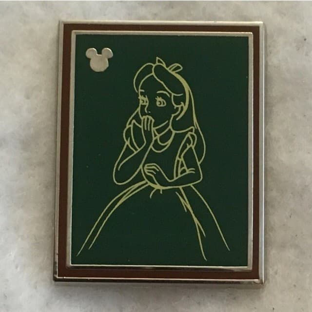 Hidden Mickey 2014 DLR - Chalk Sketches - Alice