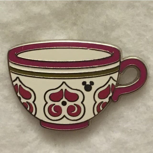 Hidden Mickey 2015 DLR - Teacups - Magenta front