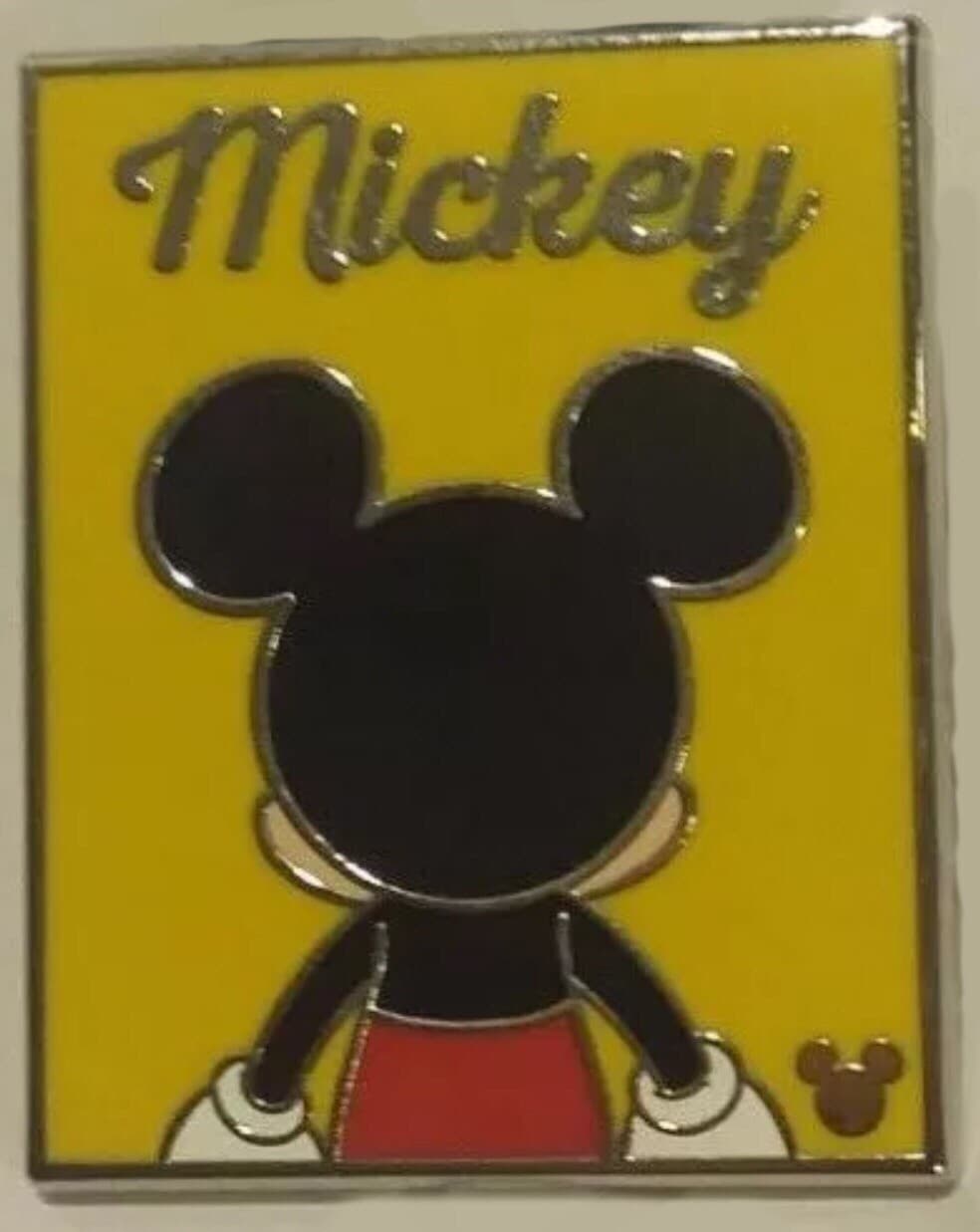 Hidden Mickey 2018 DLR - Character Backs - Mickey Mouse front