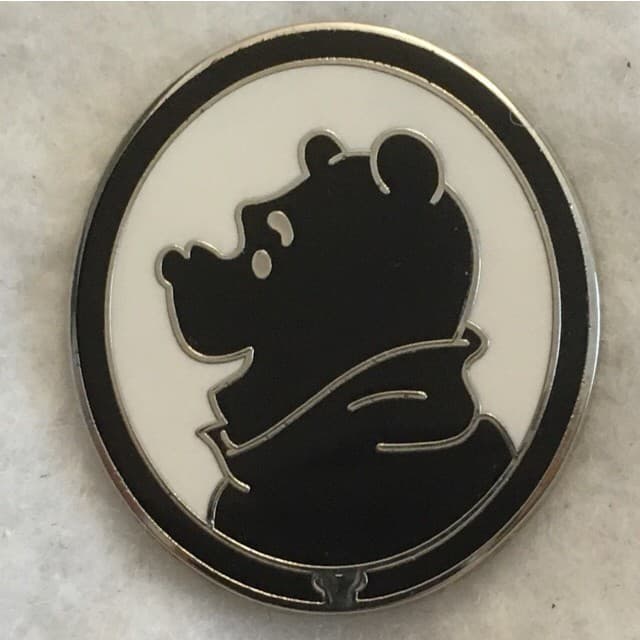 Hidden Mickey 2009 DLR - Silhouettes - Winnie the Pooh front