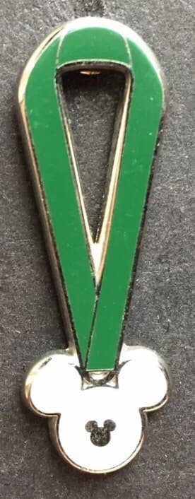 Hidden Mickey 2010 WDW - Lanyards - Green Completer