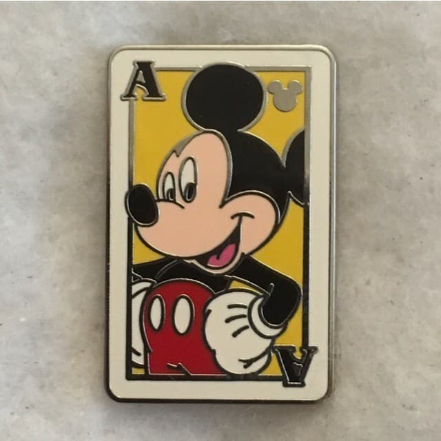 Hidden Mickey 2014 DLR - Playing Cards - Mickey Mouse front