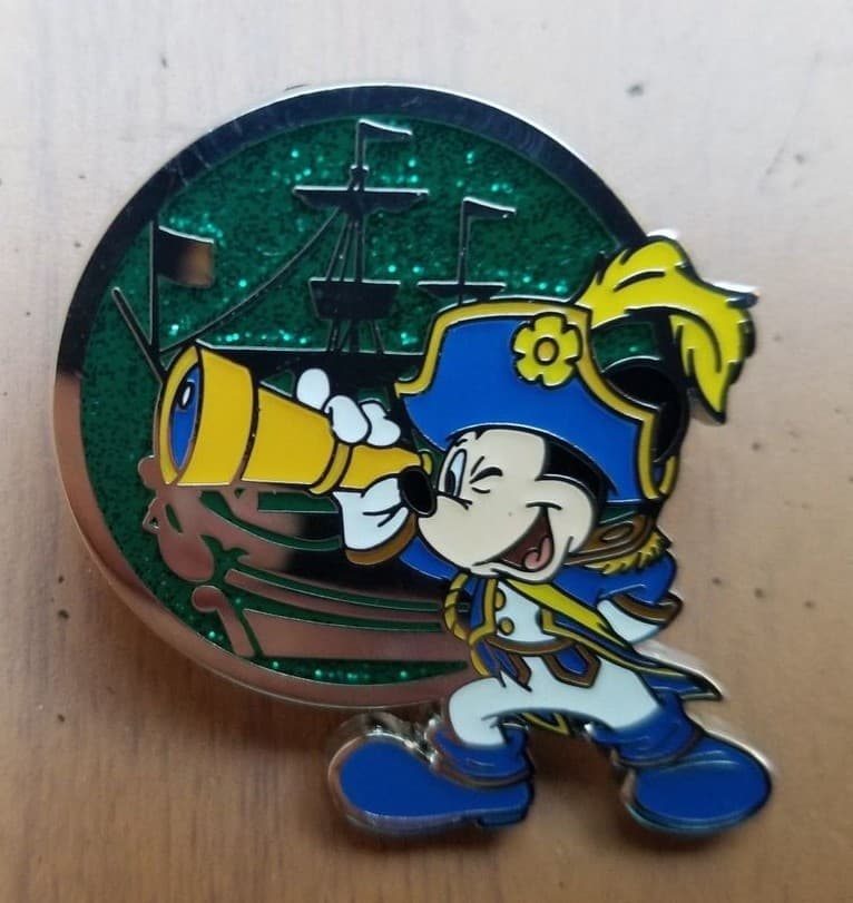 Celebrate Mickey Mouse Party Mystery Pin - Admiral Mickey Mouse front